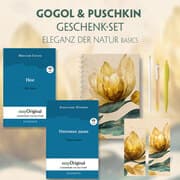 Cover von Gogol & Puschkin Geschenkset - 2 Bücher (mit Audio-Online) + Eleganz der Natur Schreibset Basics
