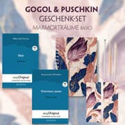 Cover von Gogol & Puschkin Geschenkset - 2 Bücher (mit Audio-Online) + Marmorträume Schreibset Basics
