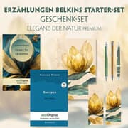 Cover von Erzählungen Belkins Starter-Paket Geschenkset - 2 Bücher (mit Audio-Online) + Eleganz der Natur Schreibset Premium