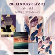 Cover von 20th Century Classics Books-Set (with audio-online) Readable Classics Geschenkset + Marmorträume Schreibset Basics