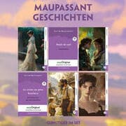 Cover von 6 Maupassant Geschichten (6 Bücher + Audio-Online)- Frank-Lesemethode - Kommentierte zweisprachige Ausgabe Französisch-Deutsch