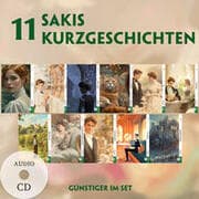 Cover von 11 Sakis Kurzgeschichten (11 Bücher + Audio-CDs) - Frank-Lesemethode - Kommentierte zweisprachige Ausgabe Englisch-Deutsch