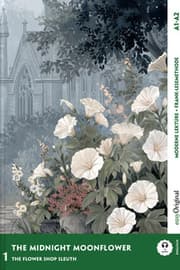 Cover von The Midnight Moonflower - Englische Krimi-Lektüre A1-A2 (+ Audio-Online)