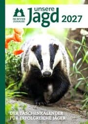 Cover von Taschenkalender UNSERE JAGD 2027
