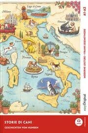 Cover von Italienisch lernen mit lustigen Kurzgeschichten (A1-A2) - Storie di cani (+ Audio-Online)