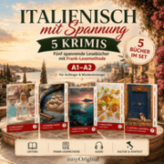 Cover von Italienisch mit Spannung: 5 Krimis A1-A2 (+ Audio-Online)