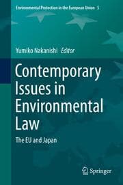 Cover von Contemporary Issues in Environmental Law