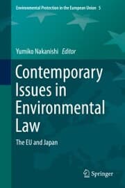 Cover von Contemporary Issues in Environmental Law