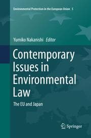 Cover von Contemporary Issues in Environmental Law