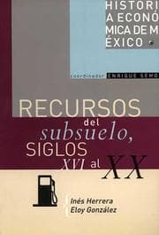 Cover von Recursos del subsuelo, siglos XVI al XX