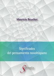 Cover von Significados del pensamiento novohispano