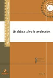 Cover von Un debate sobre la ponderación