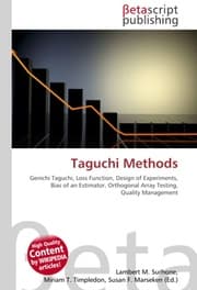 Cover von Taguchi Methods