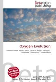 Cover von Oxygen Evolution