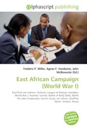 Cover von East African Campaign (World War I)