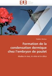 Cover von Formation de la condensation dermique chez lembryon de poulet