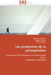 Cover von Les prodromes de la schizophrénie