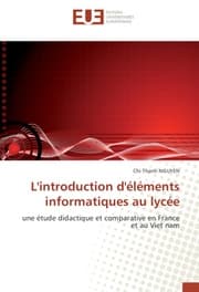 Cover von L'introduction d'elements informatiques au lycee