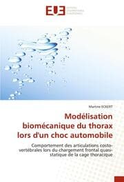 Cover von Modélisation biomécanique du thorax lors d'un choc automobile
