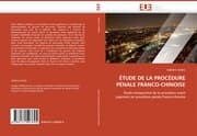 Cover von Etude de la Procedure penale Franco-Chinoise