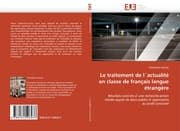 Cover von Le traitement de l'actualité en classe de français langue étrangère