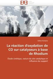 Cover von La réaction d''oxydation de CO sur catalyseurs à base de Rhodium