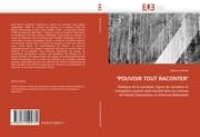 Cover von 'POUVOIR TOUT RACONTER'