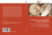 Cover von La clause sur le respect des droits de l'Homme