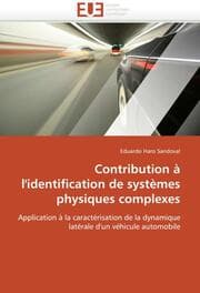 Cover von Contribution à l''identification de systèmes physiques complexes
