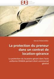 Cover von La protection du preneur dans un contrat de location-gérance
