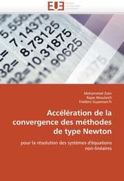 Cover von Accélération de la convergence des méthodes de type Newton