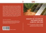 Cover von ENQUÊTE DE COUVERTURE VACCINALE EN RDC (LUBUTU), JUIN 2009
