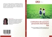 Cover von L'utilisation des pronoms personnels chez l'enfant TED