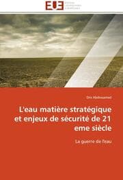 Cover von L'eau matière stratégique et enjeux de sécurité de 21 eme siècle