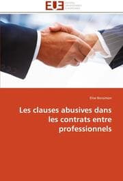 Cover von Les clauses abusives dans les contrats entre professionnels