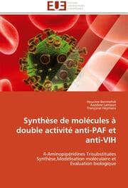 Cover von Synthèse de molécules à double activité anti-PAF et anti-VIH