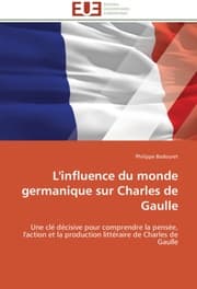 Cover von L'influence du monde germanique sur Charles de Gaulle