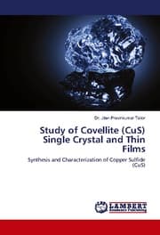 Cover von Study of Covellite (CuS) Single Crystal and Thin Films
