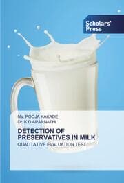 Cover von DETECTION OF PRESERVATIVES IN MILK