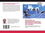 Cover von Variantes de generación eléctrica con fuente renovable de energía
