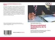 Cover von Responsabilidad Subsidiaria de la Matriz