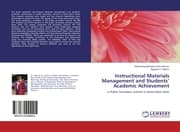 Cover von Instructional Materials Management and Students Academic Achievement