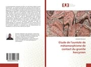 Cover von Etude de l'auréole de métamorphisme de contact du granite hercynien