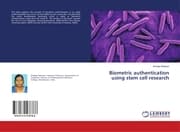 Cover von Biometric authentication using stem cell research