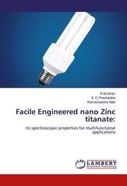 Cover von Facile Engineered nano Zinc titanate:
