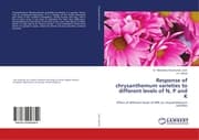 Cover von Response of chrysanthemum varieties to different levels of N, P and K