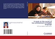 Cover von A study on the causes of low achievement in English language