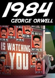 Cover von 1984 (Nineteen Eighty Four by George Orwell)
