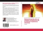 Cover von Determinación de un modelo predictivo de la fuerza explosiva máxima