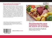 Cover von Recomendación para mantener los niveles de azúcar en la sangre